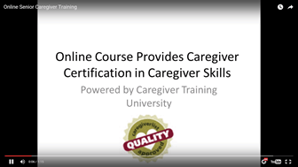 Become Certified as a Caregiver